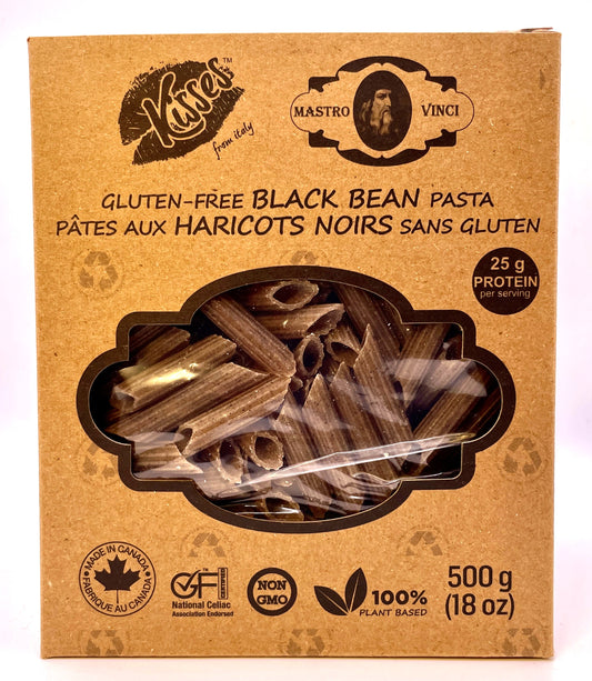 Black Bean Pasta - Dry Pasta - Gluten-Free 18 oz / 500g  (10 per case)